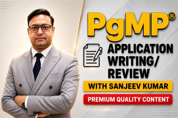 Pgmp Application Examples PgMP Application Writing / Review Support